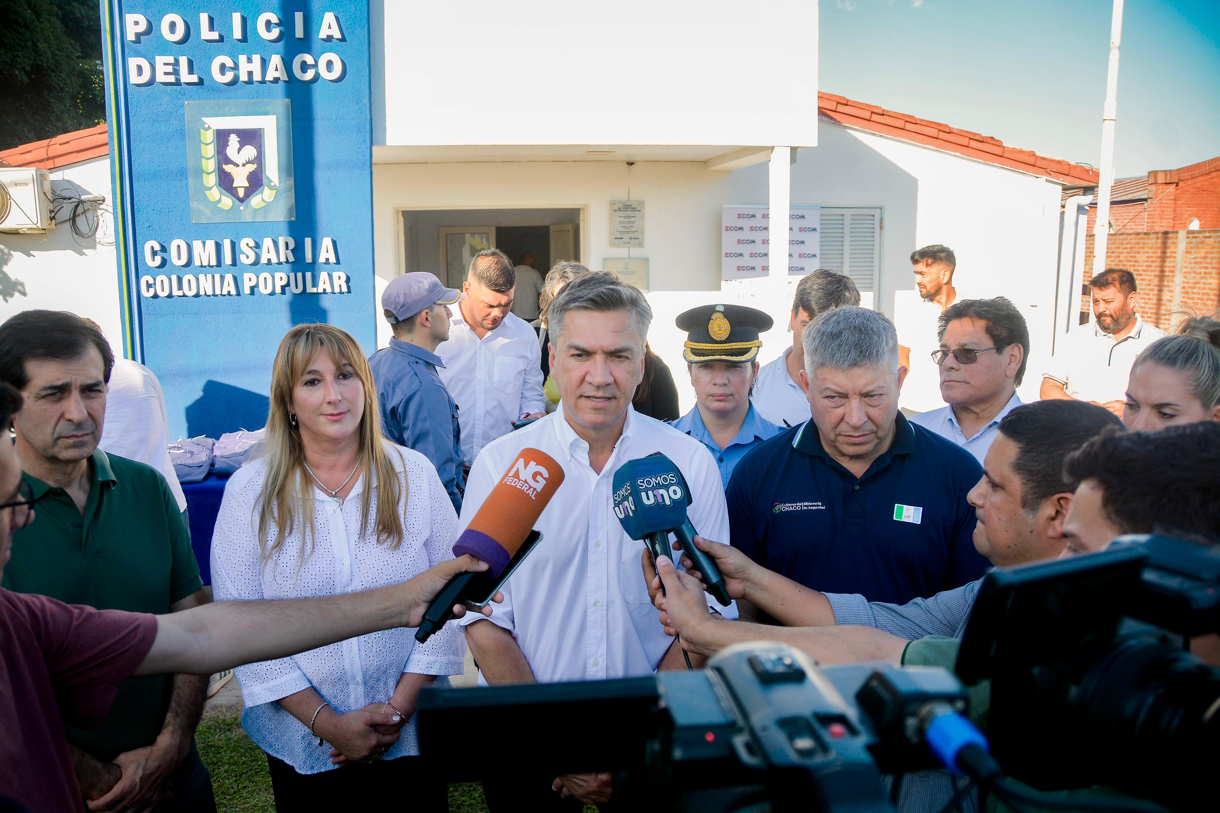 *ANIVERSARIO 137° DE COLONIA POPULAR: EL GOBERNADOR ZDERO INAUGURÓ UN NUEVO CENTRO DE MONITOREO