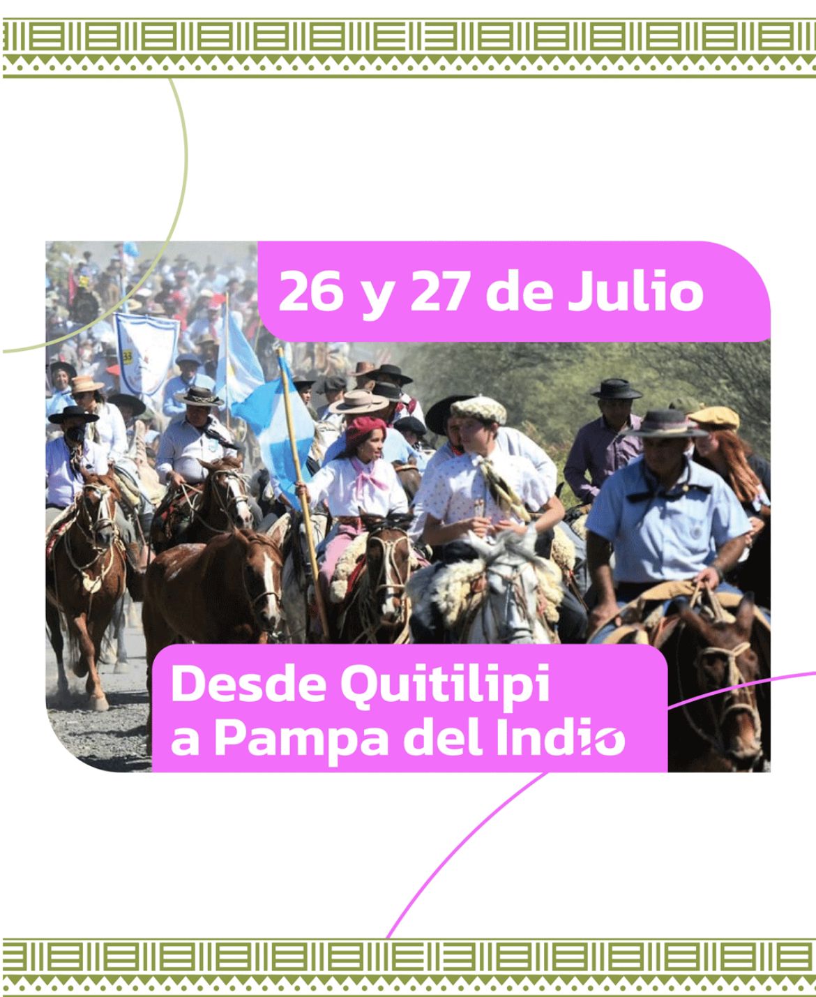 *LA CABALGATA DE LA FE, UNA DE LAS ACTIVIDADES DESTACADAS DEL TURISMO DE FE, EN ARGENTINA*