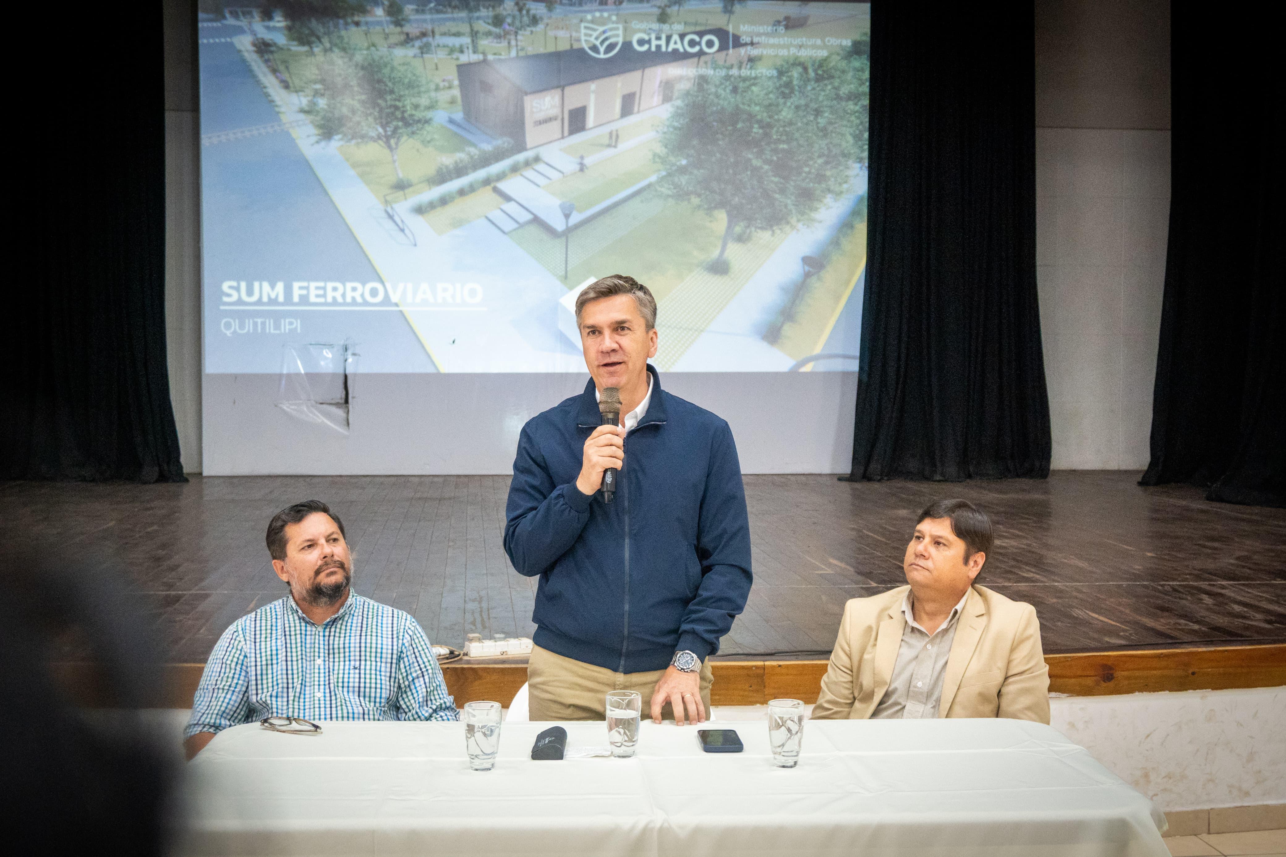 QUITILIPI RECUPERA SU HISTORIA: EL VIEJO GALPÓN FERROVIARIO SERÁ UN SALÓN DE USOS MÚLTIPLES (SUM)