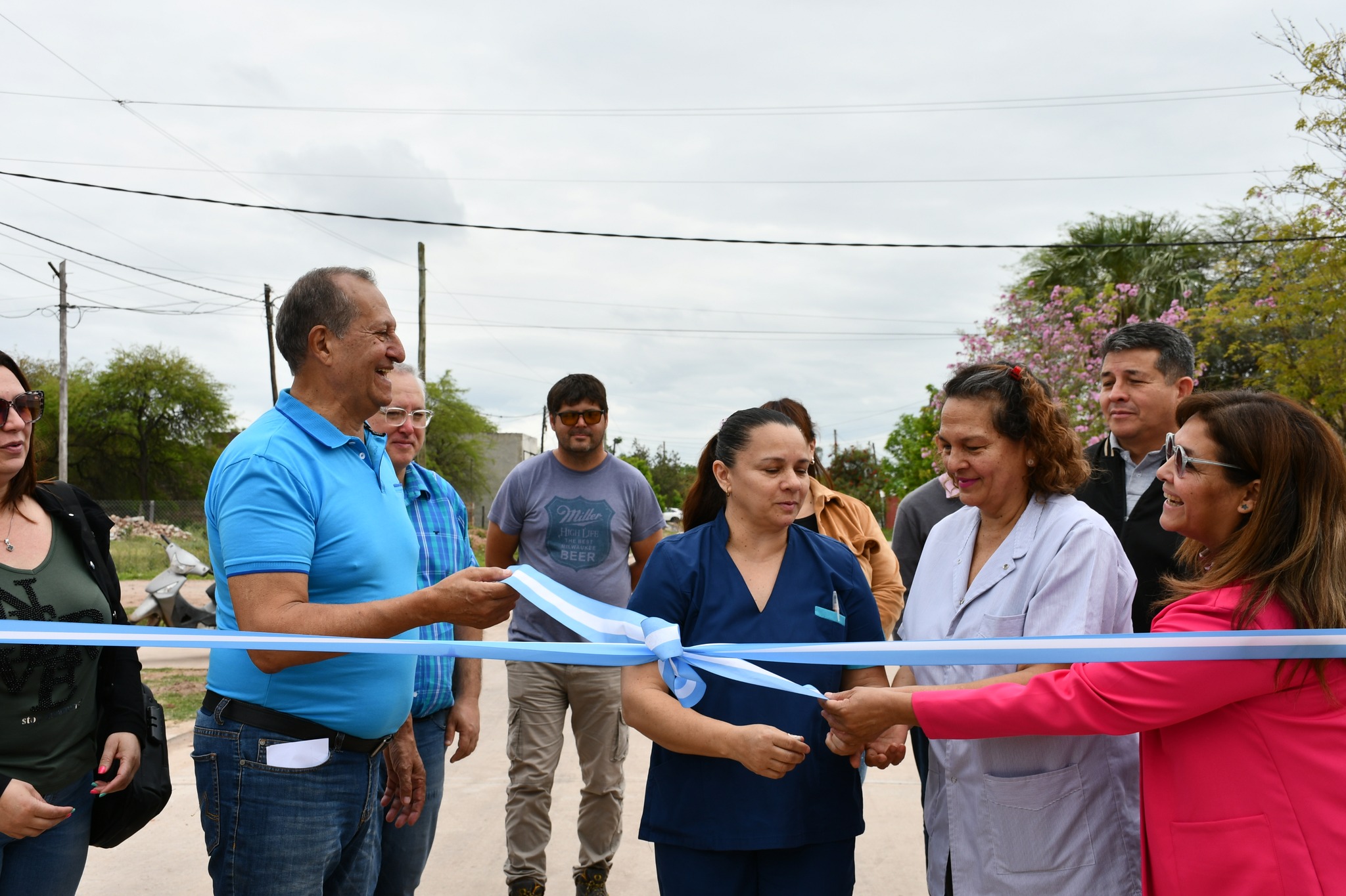 VILLA ANGELA INAUGURÓ TRES NUEVAS CUADRAS DE PAVIMENTO SOBRE CALLE TUCUMÁN