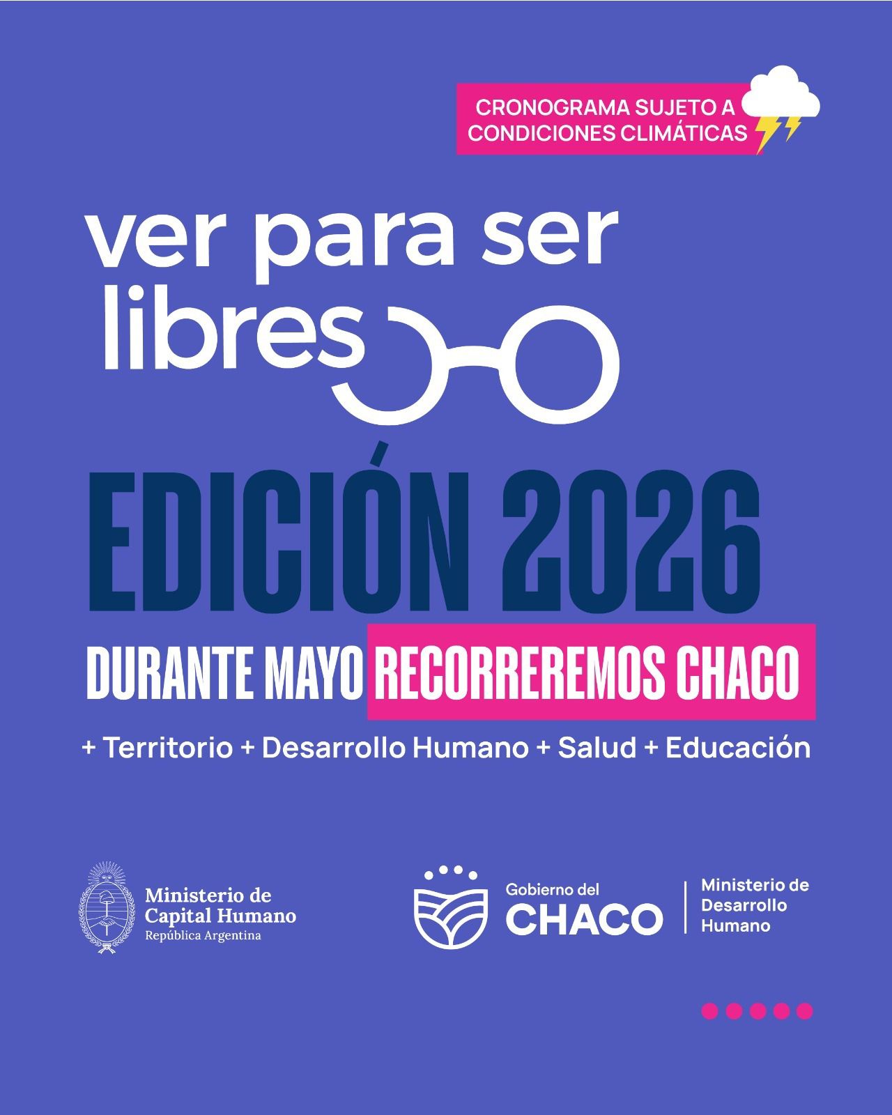 *VER PARA SER LIBRES 2026: INICIA EN CHACO EL OPERATIVO OFTALMOL&Oacute;GICO PARA NI&Ntilde;OS Y ADOLESCENTES*