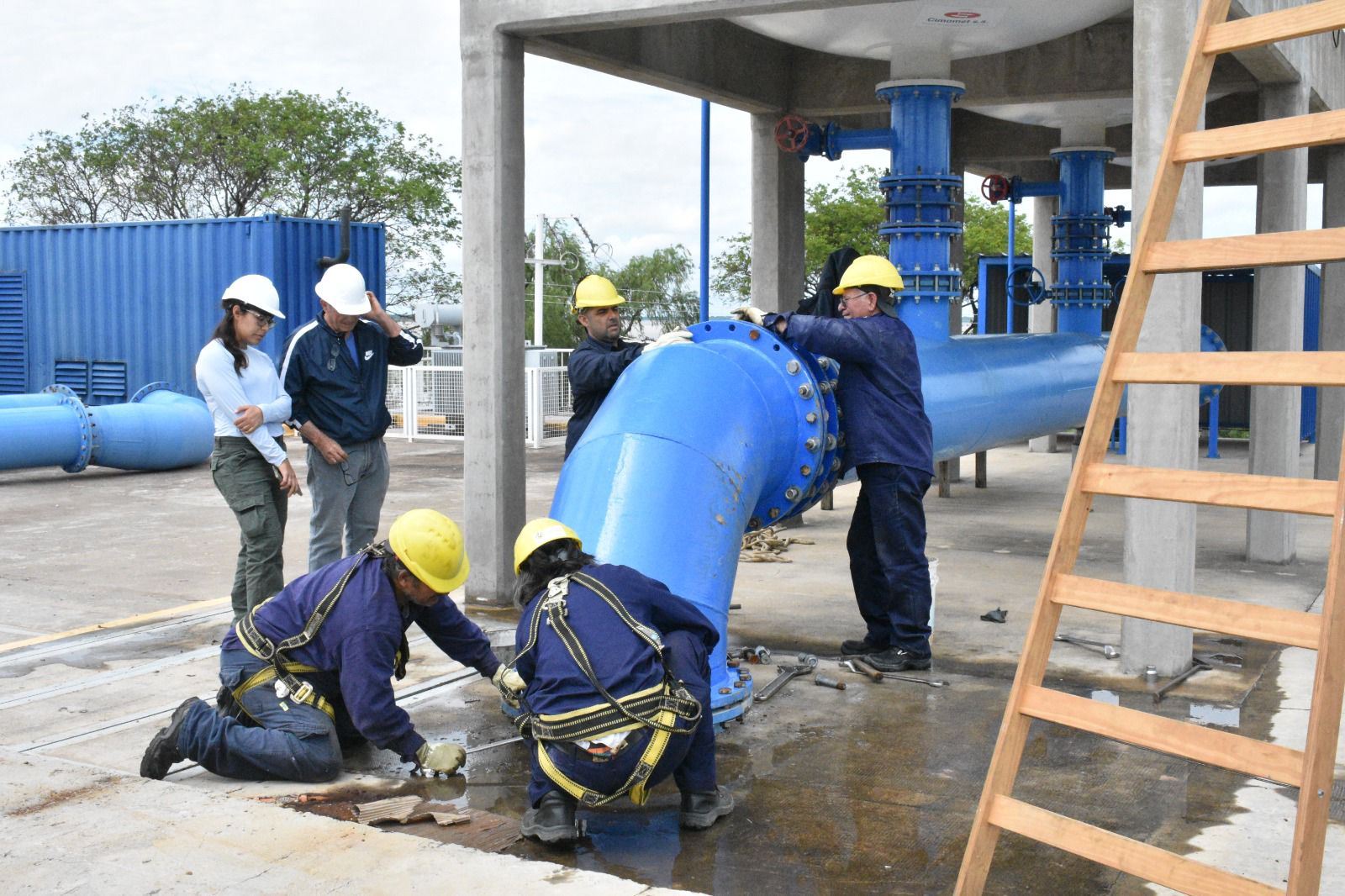 FINALIZARON LOS TRABAJOS DE SAMEEP PARA OPTIMIZAR EL SERVICIO DEL SEGUNDO ACUEDUCTO