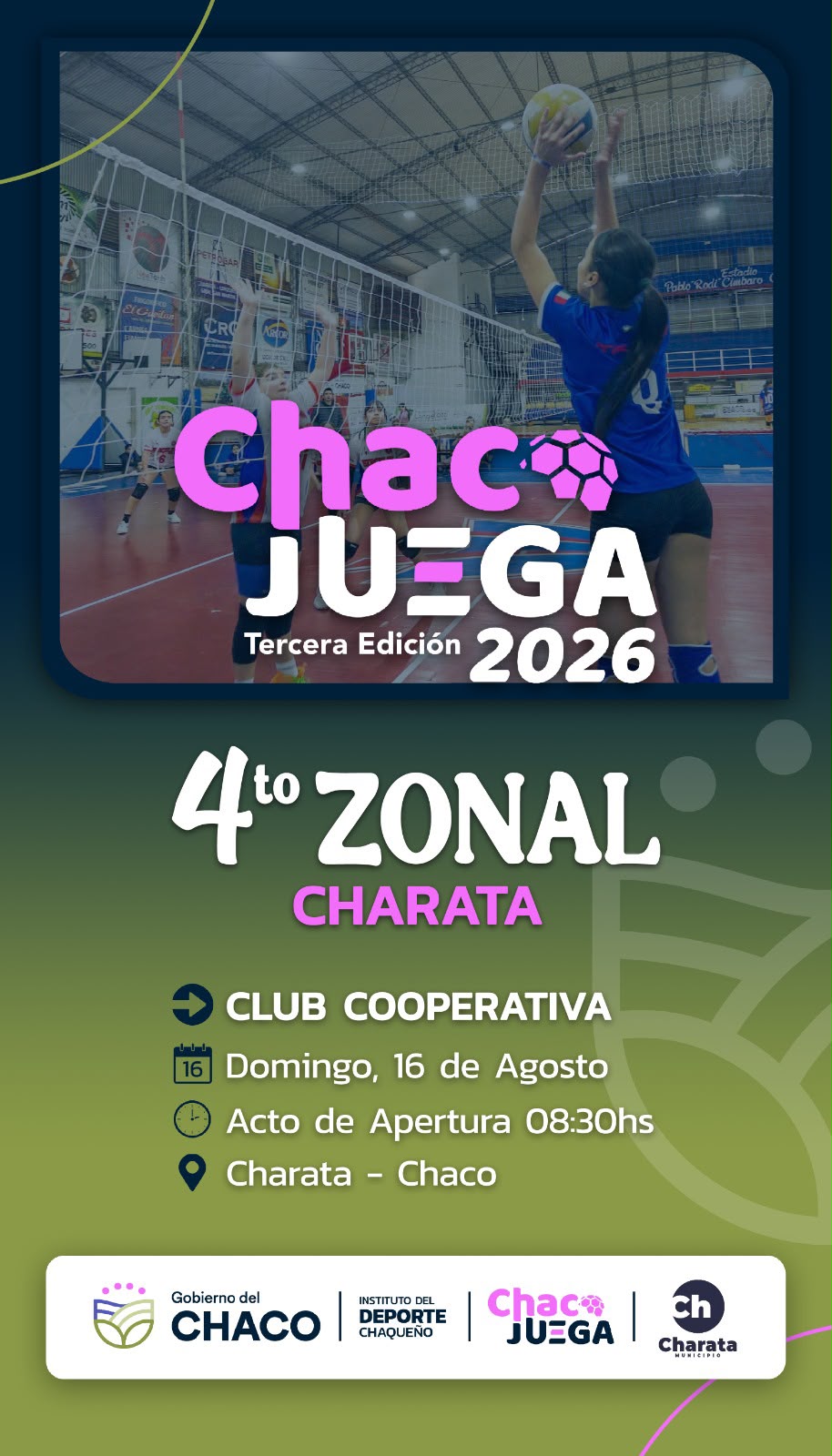 *CHACO JUEGA SE PREPARA PARA VIVIR SU TERCER Y CUARTO ZONAL*