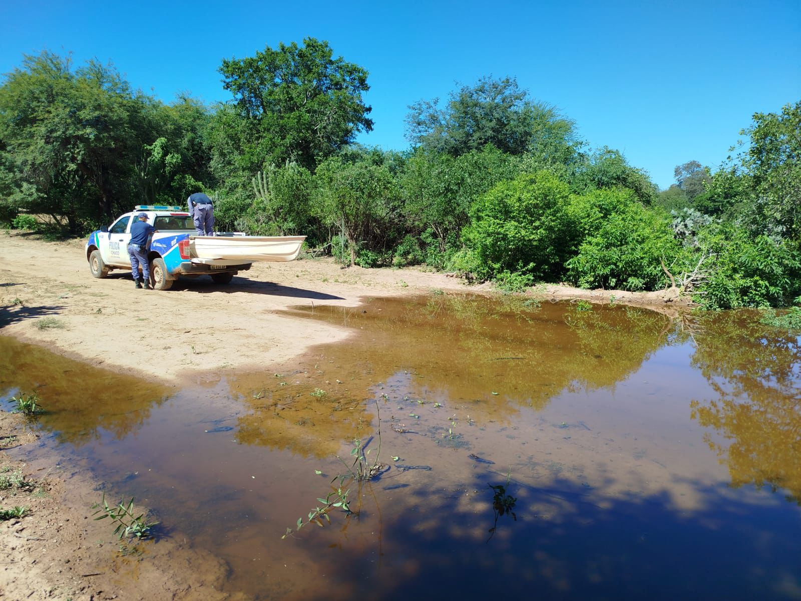 *PAMPA DEL INDIO: EL GOBIERNO PROVINCIAL COMENZ&Oacute; LAS OBRAS QUE CONECTAR&Aacute;N EL SALADO Y EL GUAYCUR&Uacute; PARA BENEFICIAR A PRODUCTORES*
